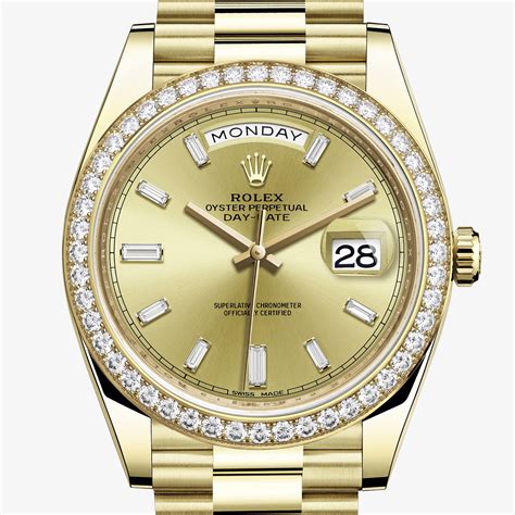 rolex day date 40 gold gewicht|40 mm rolex date just.